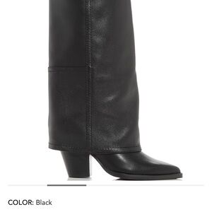 Black Leather Women's Boots